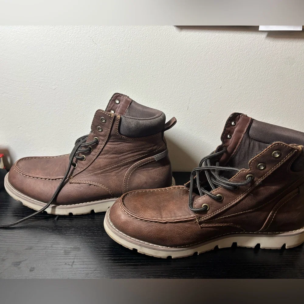 Dockers Men's Dark Brown Wedge Boots - Picture 4 of 5